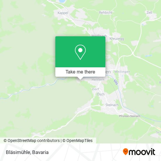Карта Bläsimühle