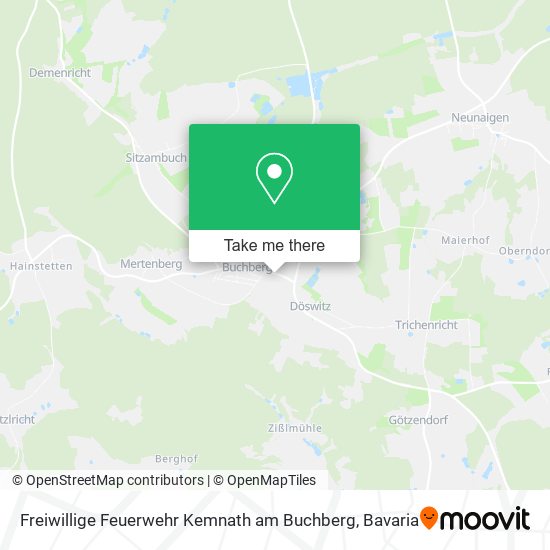 Freiwillige Feuerwehr Kemnath am Buchberg map