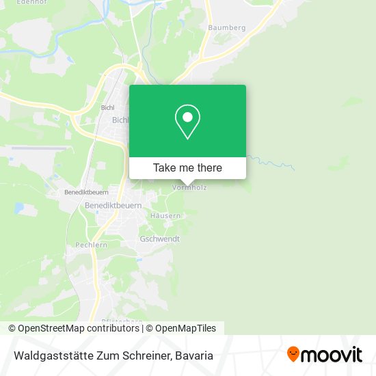 Waldgaststätte Zum Schreiner map