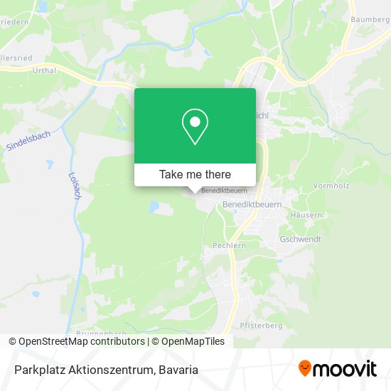 Parkplatz Aktionszentrum map