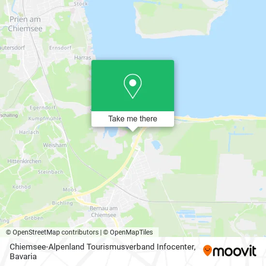 Карта Chiemsee-Alpenland Tourismusverband Infocenter