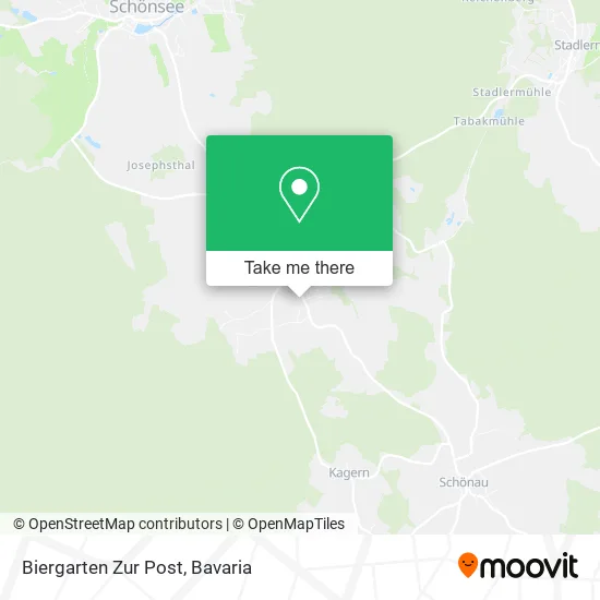 Карта Biergarten Zur Post