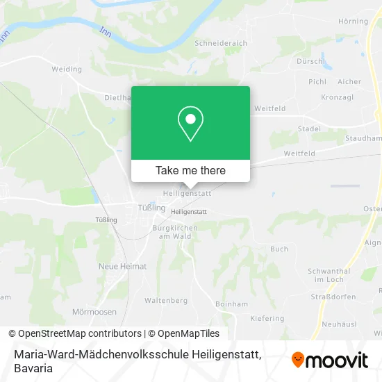 Карта Maria-Ward-Mädchenvolksschule Heiligenstatt