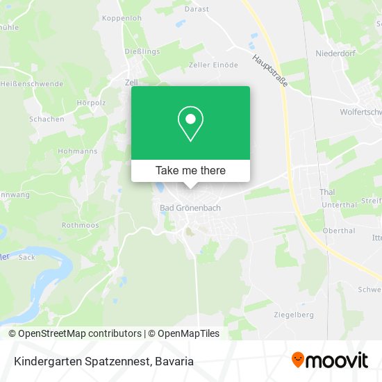 Kindergarten Spatzennest map