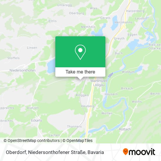 Oberdorf, Niedersonthofener Straße map