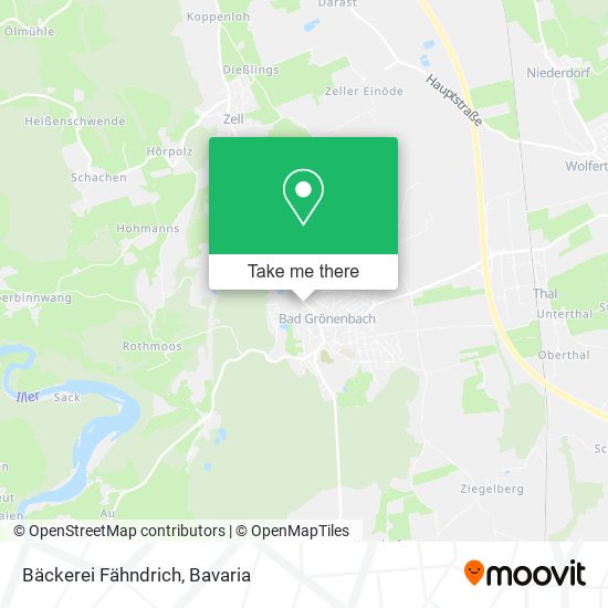 Bäckerei Fähndrich map