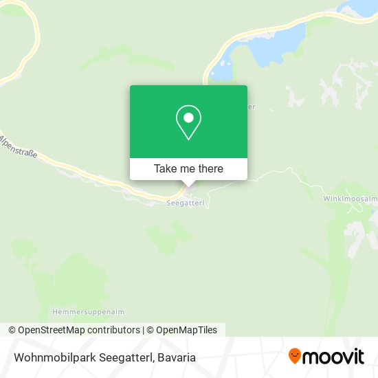 Карта Wohnmobilpark Seegatterl