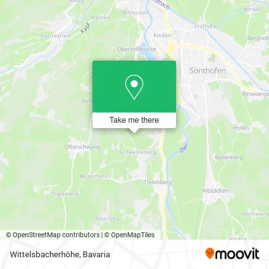 Карта Wittelsbacherhöhe