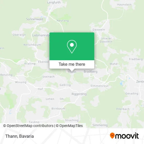 Карта Thann