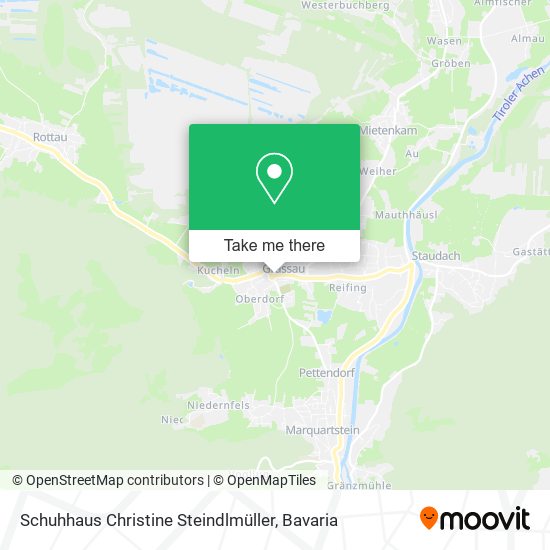 Schuhhaus Christine Steindlmüller map