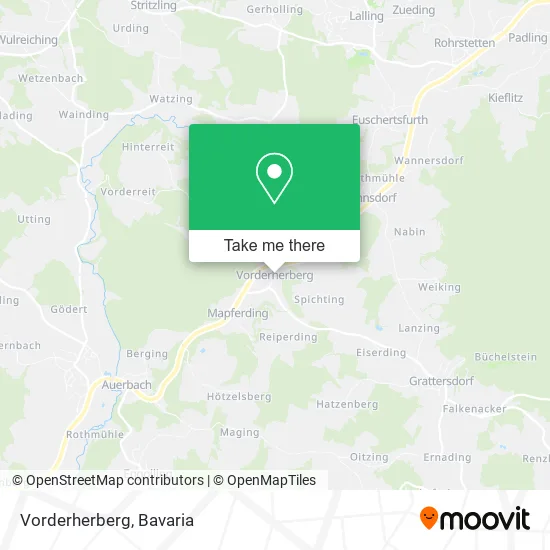 Карта Vorderherberg