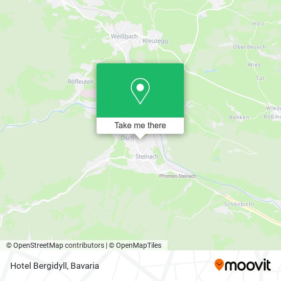 Hotel Bergidyll map