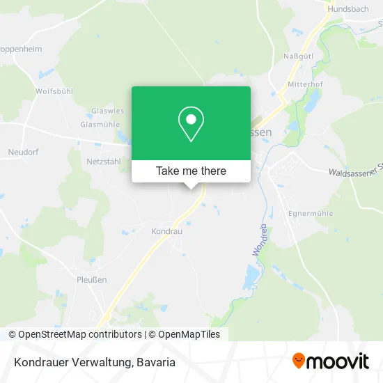 Карта Kondrauer Verwaltung