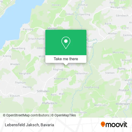 Карта Lebensfeld Jaksch