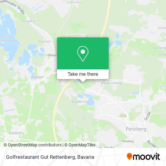 Golfrestaurant Gut Rettenberg map