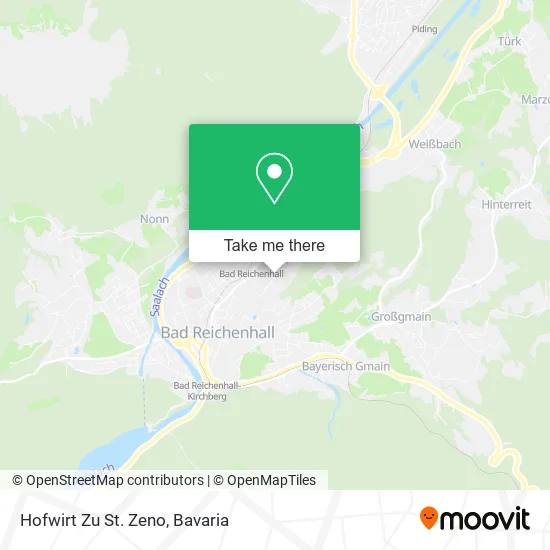 Карта Hofwirt Zu St. Zeno