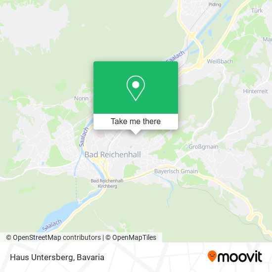 Haus Untersberg map