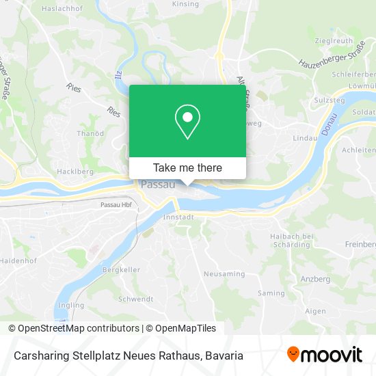 Carsharing Stellplatz Neues Rathaus map