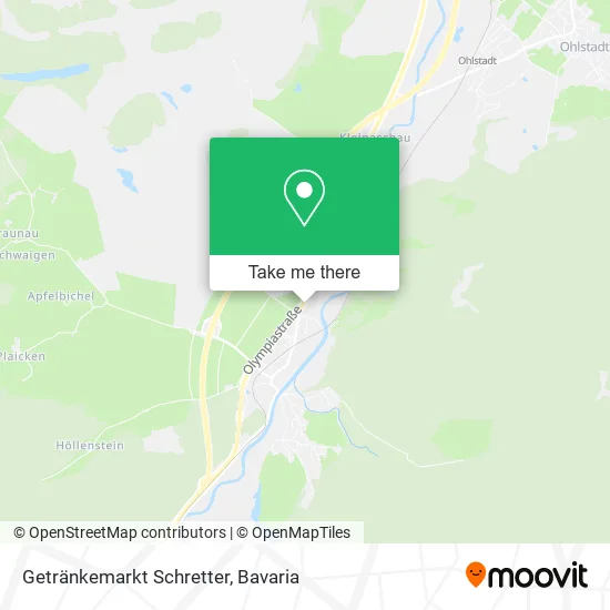 Карта Getränkemarkt Schretter