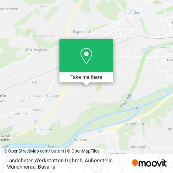 Landshuter Werkstätten Ggbmh, Außenstelle Münchnerau map