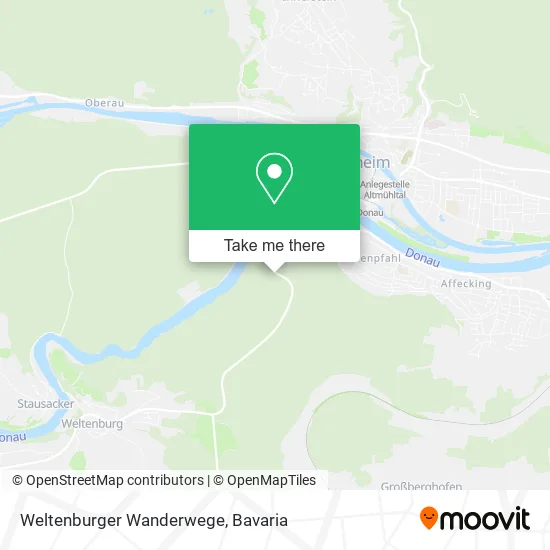 Карта Weltenburger Wanderwege