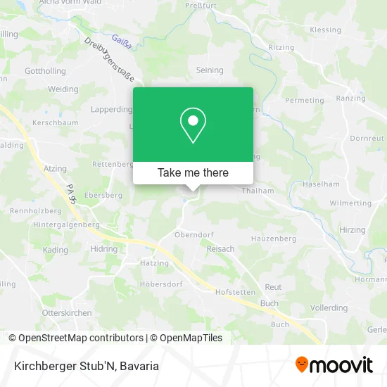 Карта Kirchberger Stub'N