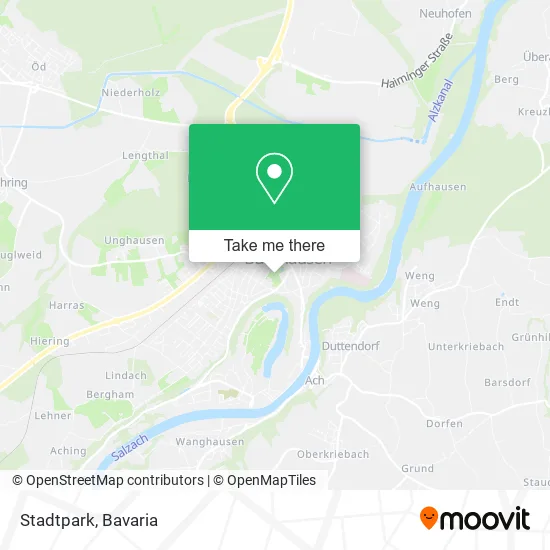 Карта Stadtpark