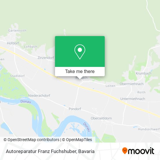 Карта Autoreparatur Franz Fuchshuber