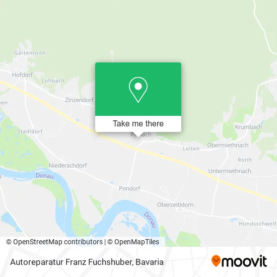 Карта Autoreparatur Franz Fuchshuber