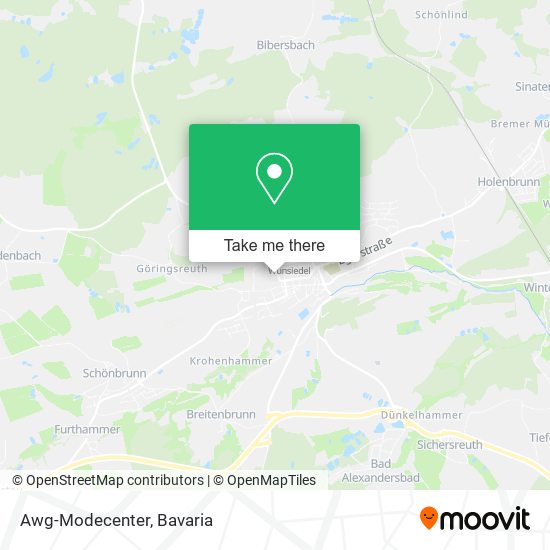 Awg-Modecenter map