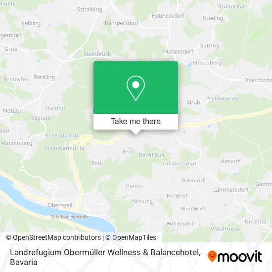 Карта Landrefugium Obermüller Wellness & Balancehotel