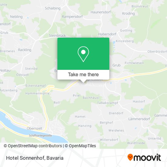 Hotel Sonnenhof map