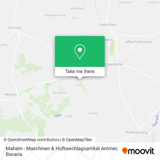 Maham - Maschinen & Hufbeschlagsartikel Ammer map