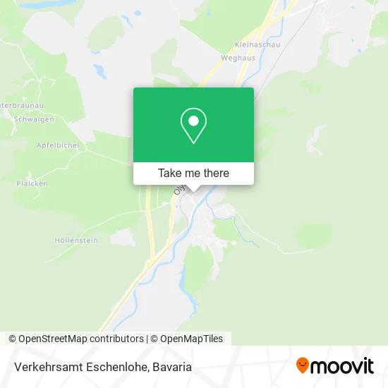 Карта Verkehrsamt Eschenlohe