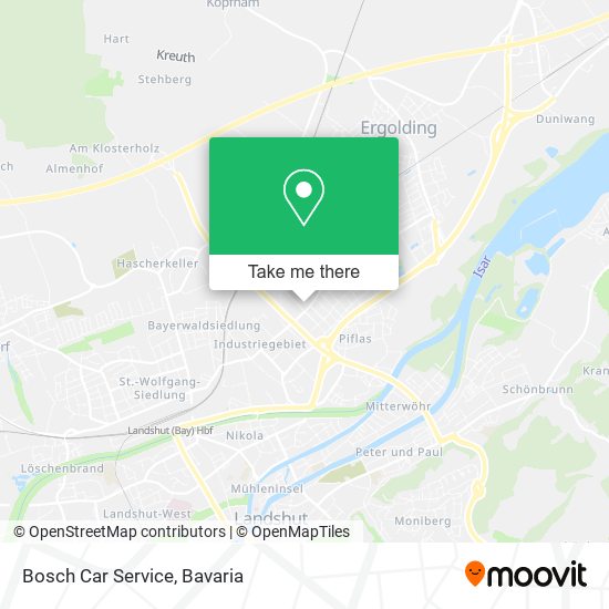 Bosch Car Service map