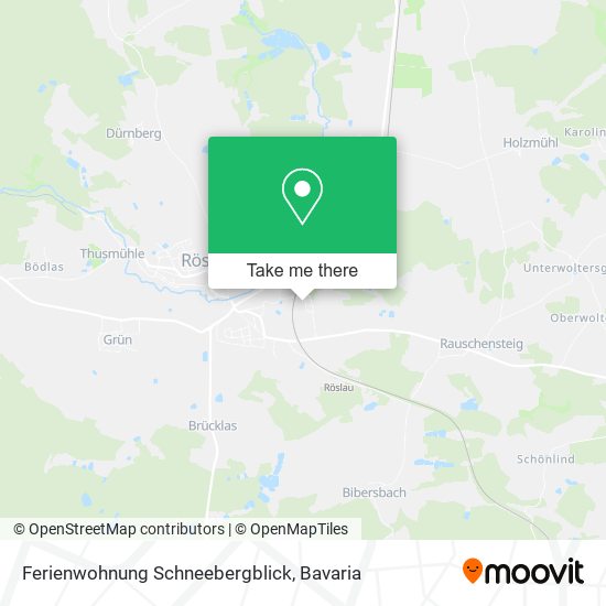 Ferienwohnung Schneebergblick map