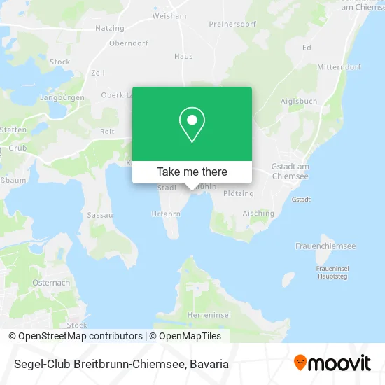 Карта Segel-Club Breitbrunn-Chiemsee