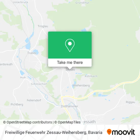 Карта Freiwillige Feuerwehr Zessau-Weihersberg