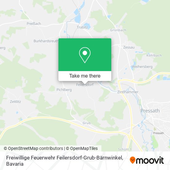 Freiwillige Feuerwehr Feilersdorf-Grub-Bärnwinkel map