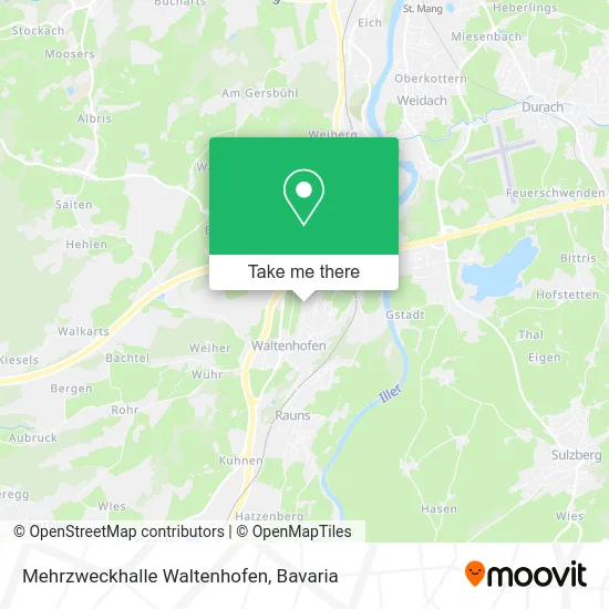 Карта Mehrzweckhalle Waltenhofen