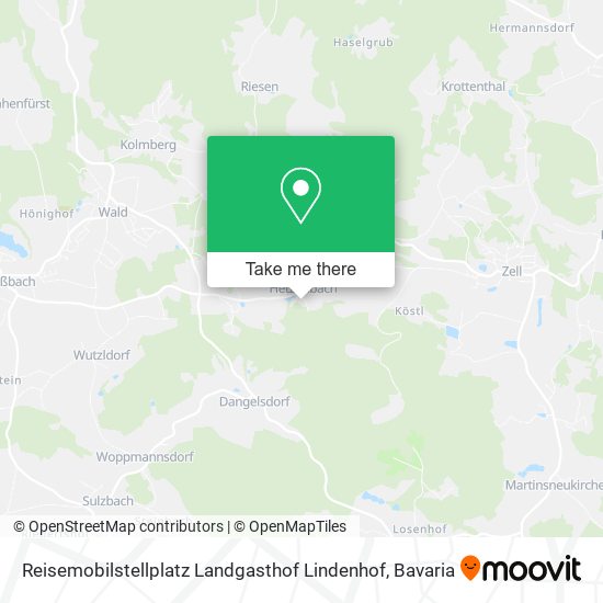 Карта Reisemobilstellplatz Landgasthof Lindenhof