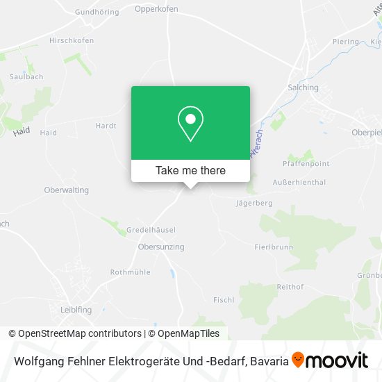 Карта Wolfgang Fehlner Elektrogeräte Und -Bedarf