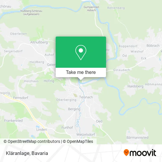 Карта Kläranlage