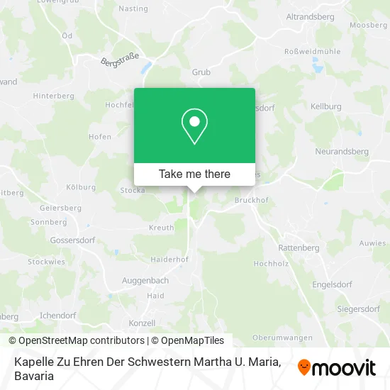 Карта Kapelle Zu Ehren Der Schwestern Martha U. Maria