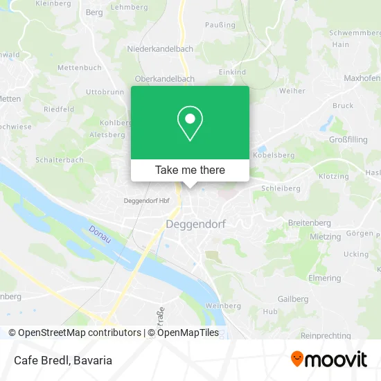 Карта Cafe Bredl