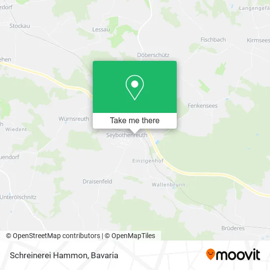 Карта Schreinerei Hammon