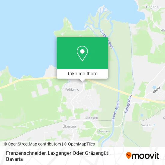 Карта Franzenschneider, Laxganger Oder Gräzengütl