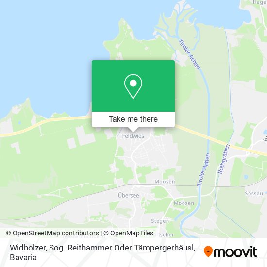 Widholzer, Sog. Reithammer Oder Tämpergerhäusl map