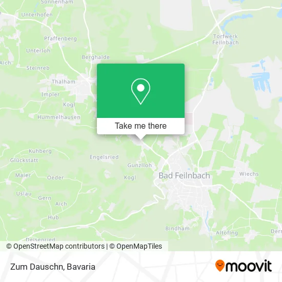 Карта Zum Dauschn