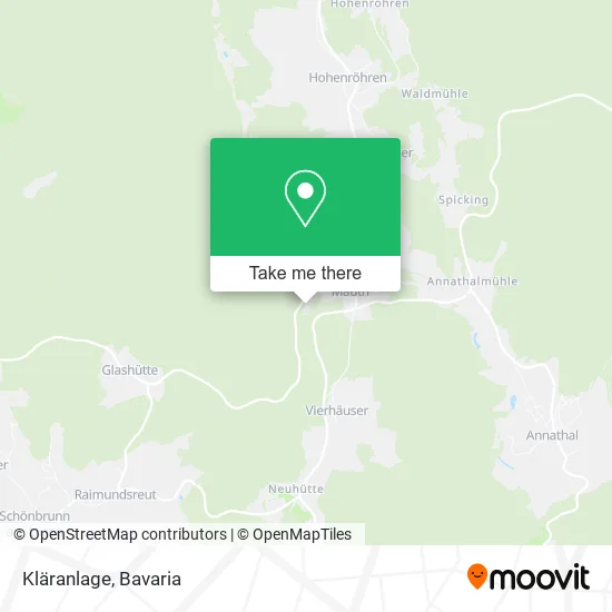 Карта Kläranlage
